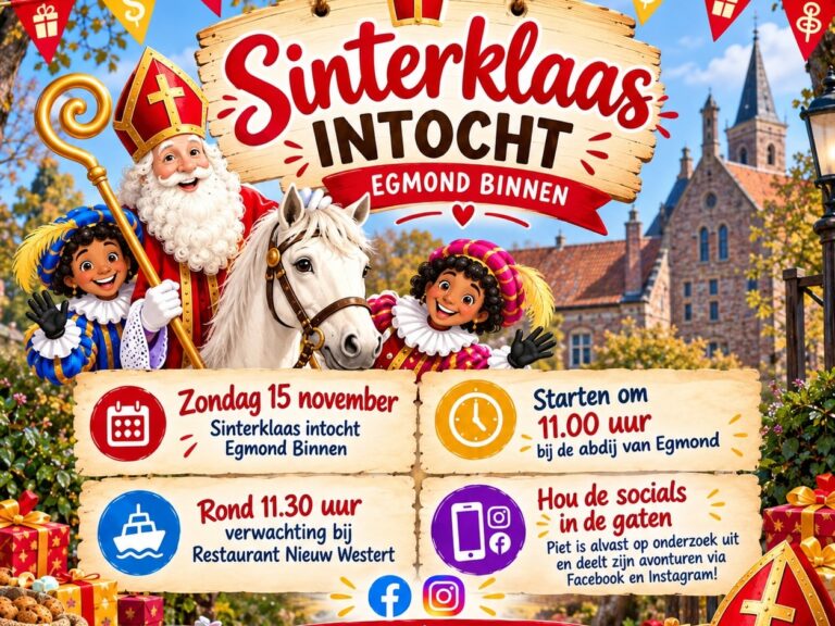 Intocht Sinterklaas 2026 Egmond-Binnen — festival in Egmond aan Zee